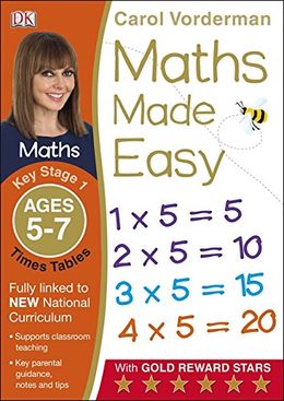 Maths Made Easy Times Tables Ages 5-7 Key Stage 1 - MPHOnline.com