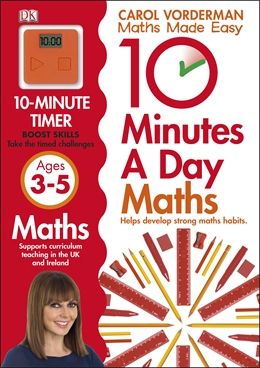 10 Minutes a Day Maths Ages 3-5 - MPHOnline.com