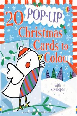20 Pop-Up Christmas Cards to Colour Box Set - MPHOnline.com