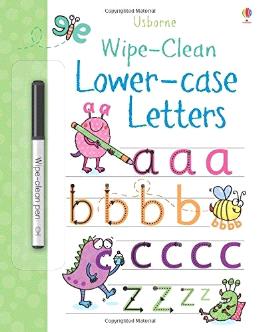 Usborne Wipe-Clean Lower-Case Letters - MPHOnline.com