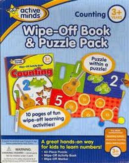 Wipe-Off Book & Puzzle Pack Counting 3+ Years - MPHOnline.com