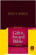 Holy Bible: New Living Translation, Burgundy Leather, Gift and Award Edition - MPHOnline.com