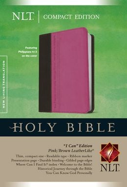 NLT: Holy Bible, Compact Edition [Pink Imitation Leather] - MPHOnline.com