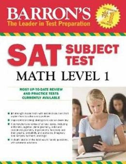 Barron's SAT Subject Test Math Level 1, 5th Edition - MPHOnline.com