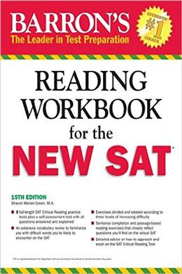 Barron's Reading Workbook for the NEW SAT (Critical Reading Workbook for the SAT), 15E - MPHOnline.com