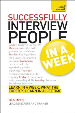 Teach Yourself In a Week: Successfully Interview People - MPHOnline.com