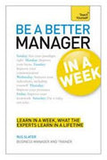 Teach Yourself in a Week: Be A Better Manager - MPHOnline.com