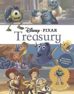 Disney Pixar Treasury: Includes 5 Amazing Stories Plus Figurine! - MPHOnline.com