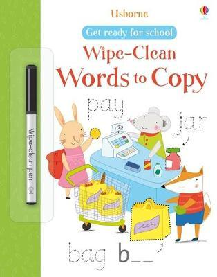 Usborne Get Ready For School Wipe-Clean Words To Copy - MPHOnline.com