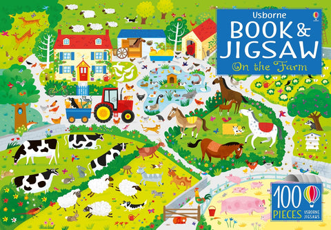 On the Farm (Usborne Book and Jigsaw) - MPHOnline.com