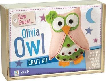 Sew Sweet: Olivia Owl Wooden Box - MPHOnline.com
