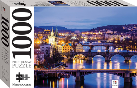 1000 Piece Jigsaw Puzzle Vltava River, Prague, Czech Republic - MPHOnline.com