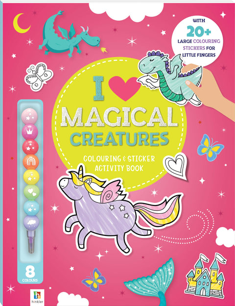 I Love Magical Creatures: Colouring & Activity Book - MPHOnline.com