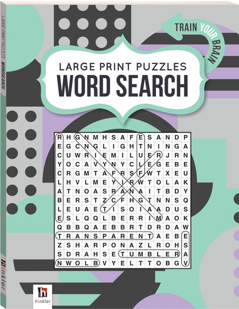 Large Print Puzzle Book: Word Search 1 - MPHOnline.com