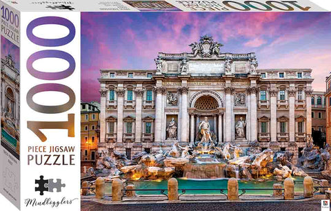 1000 Piece Jigsaw Puzzle Trevi Fountain Italy - MPHOnline.com