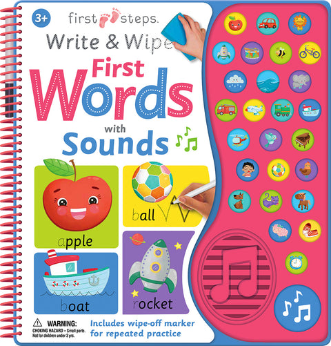 Write and Wipe First Words with Sound - MPHOnline.com