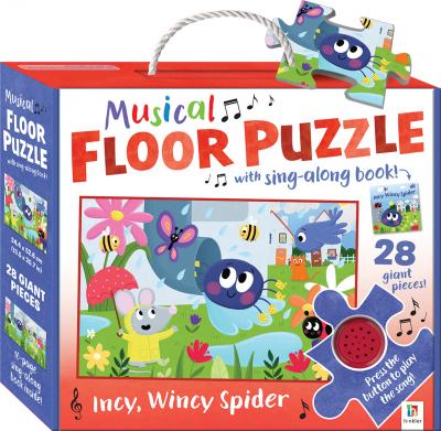 Musical Floor Puzzle: Incy Wincy Spider - MPHOnline.com