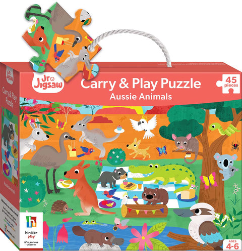 Junior Jigsaw Carry & Play: Aussie Animals - MPHOnline.com