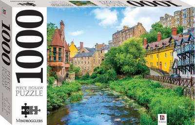 1000 Piece Jigsaw Puzzle Dean Village, Edinburgh, Scotland - MPHOnline.com