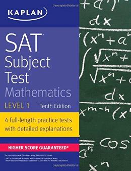 Kaplan SAT Subject Test Mathematics Level 1, 2017-18 - MPHOnline.com