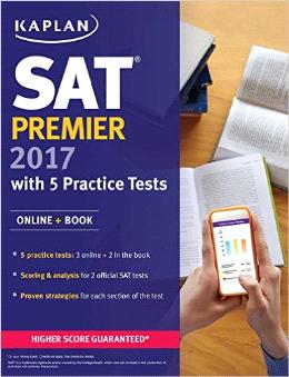 SAT Premier 2017 with 5 Practice Tests: Online + Book (Kaplan Test Prep) - MPHOnline.com