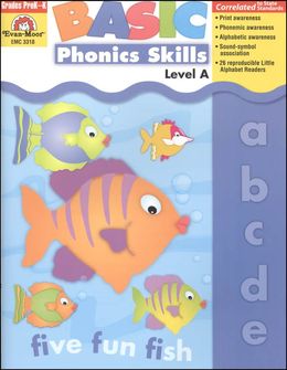 Basic Phonics Skills Level A Pre-K - K - MPHOnline.com