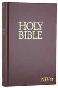 NIV Holy Bible, Thinline Burgundy - MPHOnline.com