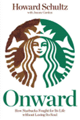 Cover of "Onward" by Howard Schultz