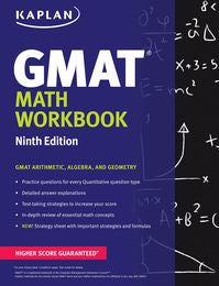 Kaplan GMAT Math Workbook, 9th Ed. - MPHOnline.com