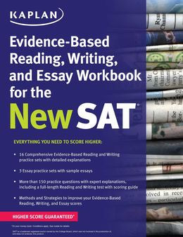 Kaplan: Evidence-Based Reading, Writing and Essay Workbook for the New SAT - MPHOnline.com