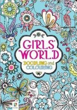Girl`s World Doodling And Colouring - MPHOnline.com