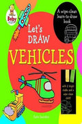 Baby Steps: Let's Draw Vehicles Wipe-clean Chalk Book - MPHOnline.com