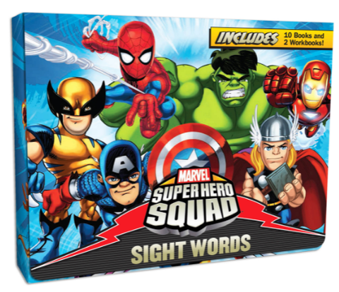 Marvel Super Hero Squad Sight Words Box Set - MPHOnline.com