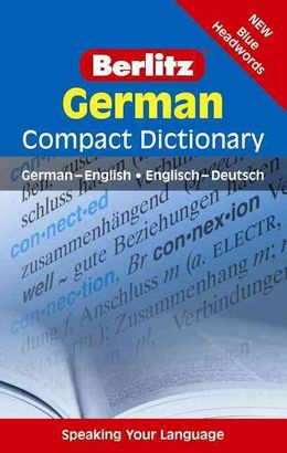 Berlitz German Compact Dictionary German - MPHOnline.com