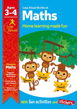 Leap Ahead Workbook Maths Ages 3-4 - MPHOnline.com