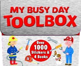 My Busy Day Toolbox: Over 1000 Stickers & 4 Activity Books - MPHOnline.com