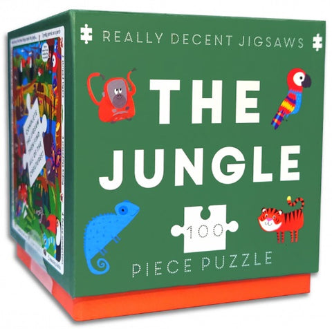 100 Piece Cube Jigsaw - The Jungle - MPHOnline.com