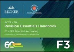 ACCA F3 (Essentials) Aug 2018 Financial Accounting - MPHOnline.com