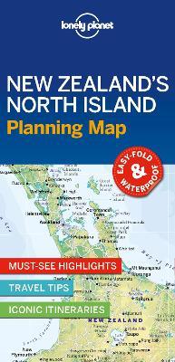 Lonely Planet New Zealand's North Island Planning Map - MPHOnline.com