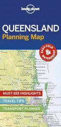 Lonely Planet Queensland Planning Map - MPHOnline.com