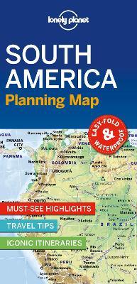 Lonely Planet South America Planning Map - MPHOnline.com