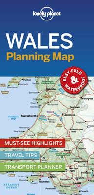 Lonely Planet Wales Planning Map - MPHOnline.com