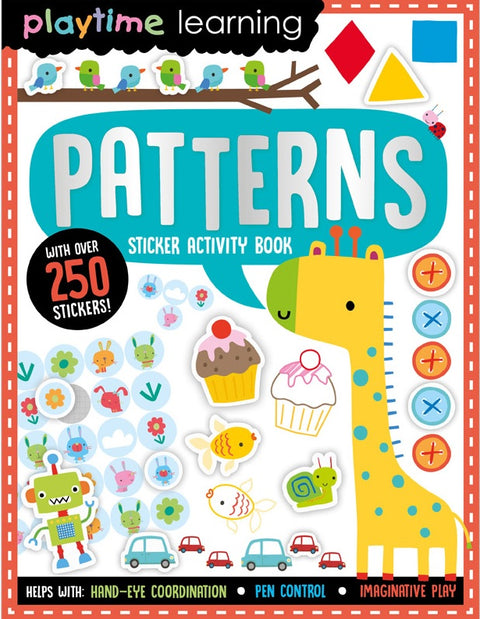 Playtime Learning Patterns Sticker Activity Book - MPHOnline.com