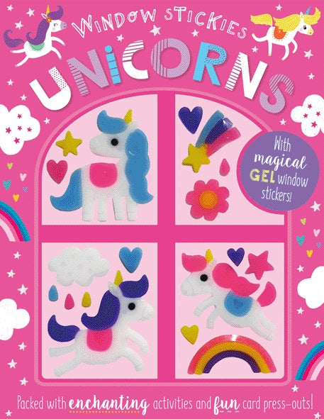 Window Stickies Unicorns - MPHOnline.com