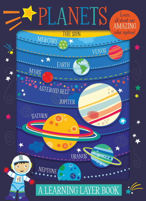 Learning Layer Board Book - Planets - MPHOnline.com