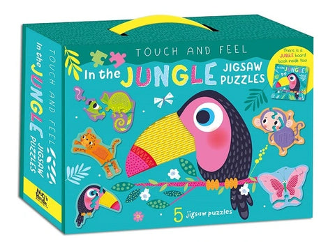 Touch & Feel Jungle Jigsaw Puzzle Box - MPHOnline.com