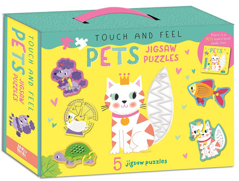 Touch and Feel Puzzle and Book Set - Pet - MPHOnline.com