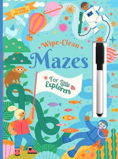 Wipe Clean Mazes For Little Explorers - MPHOnline.com