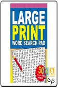 Large Print Word Search Pad (Blue) - MPHOnline.com