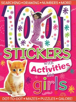 1001 Stickers with Activities for Girls - MPHOnline.com